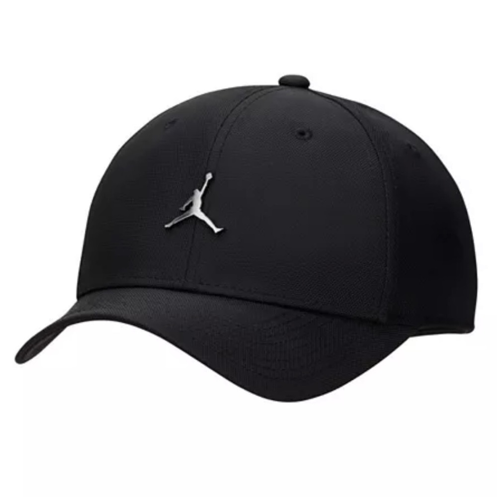 Jordan Black Club Cap with White Logo - size S/M adult unisex.